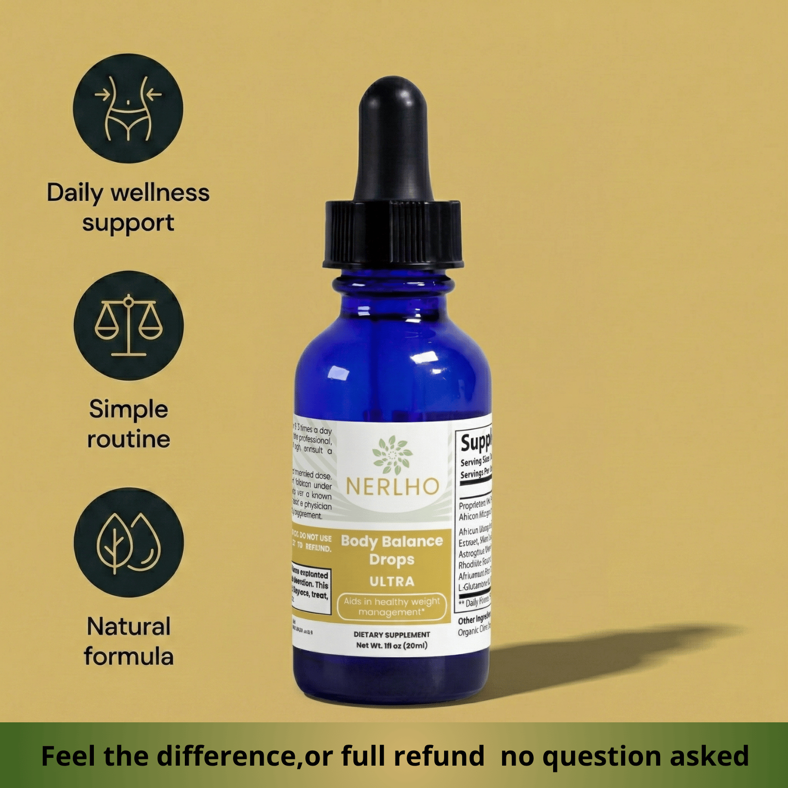Body balance drops