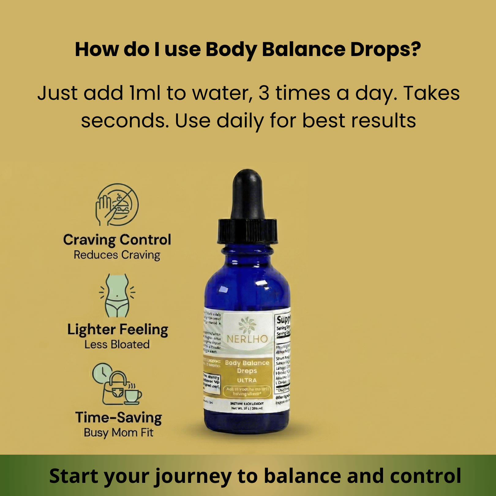 Body balance drops